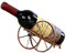 Xiton Porte-vin en métal Bouteille de vin de Table d'affichage Bouteille en métal Rack étagère de Rangement