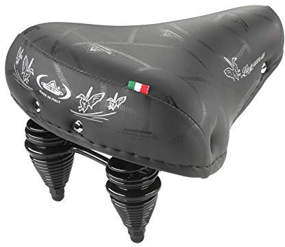 Sella Montegrappa Originale Ultra Morbida in Pelle Sintetica con Doppia Molla MOD Laguna 100 (Colore: Nero)