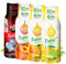 4 x 500 ml FruttaMax Getränkesirup Frucht-sirup Konzentrat | Orange-Zitrone-Limette-Cola-Pfirsiche- | weniger Zucker | mit 50-60% Fruchtanteil | für Soda Maschine geeignet