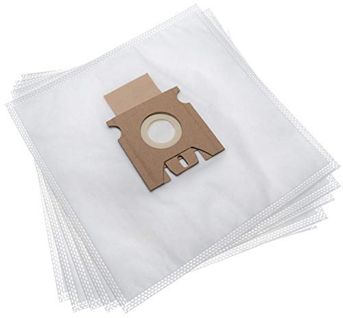 vhbw 5x Sacs compatible avec Hoover Space Explorer SL71SL10011 aspirateur - microfibres non tissées, 27cm x 26,9cm, blanc