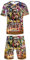 Silver Basic Summer Tshirt and Pants Pyjama Set for Men Anime One Piece Pyjamas Luffy Chopper 3D Printed Top Sportswear Tracksuit XXL,08Poster-2