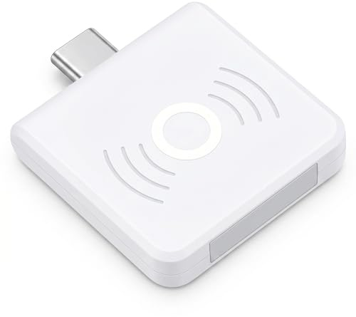 Bewinner RFID-Smartcard-Lesegerät, USB-C-Telefon-OTG-Kartenleser, R65-ID-Lesegerät, Kontaktlos für Konferenzanmeldung, Home School Pass(R65D)