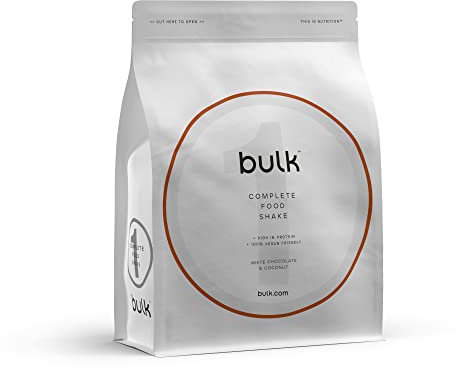 Bulk 1 Complete Food Shake, Complete Meal, 7 Meals, Vegan, White Chocolate Coconut, 700 g