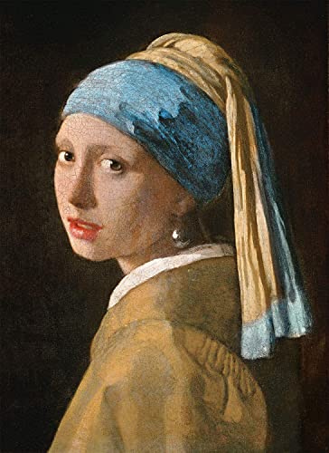 Jigsaw Puzzles for Adults 1000 Piece The Girl with the Pearl by Johannes Vermeer 27.56 x 19.69 Inch Jigsaw Puzzles for Adults Educational Toy 1000 Pieces Puzzles for Adult Kids