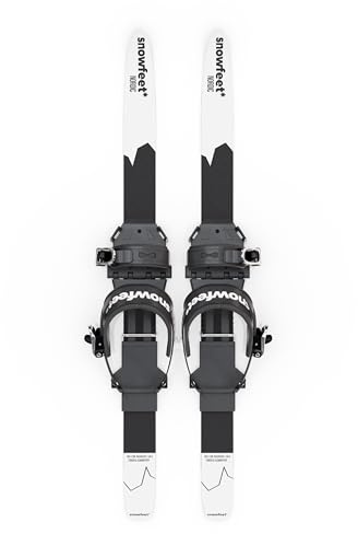 Snowfeet Nordic | Langlaufski | 90 cm (Winterschuhe Bindungen)