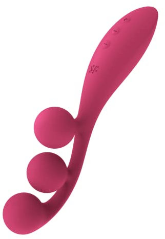 Satisfyer Tri Ball 1 | Multi-Vibrator für klitorale, vaginale Stimulation | Wasserdichtes (IPX7) Sex-Spielzeug für Frauen | Auflegevibrator mit 3 Motoren | 20,5 cm