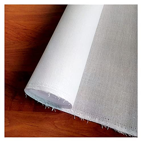 Vlieseline,Vlieseinlage DIY. Hüte Taschen einzelner Gesichts-Kleber Woven Stiffness Interfacing Stoff ausgekleideten Interlining Stoff Weiß