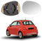Spiegelglas Ersatz für FIAT 500 Hatchback/500 C, Außenspiegel Glas Asphärisch Ersatz für FIAT Punto Grande Punto/EVO, Verstellbar Geeignet Umkehrlinse Rückfahrglas Auto Spiegel (Links)