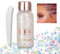 Body Glitter gel 50ml,Mermaid Sequins Liquid Gel kit,Long-Lasting Body Glitter Chunky Powder For Festival Masquerade Birthday Makeup (Weiß)