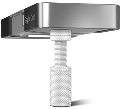 GPU-Halterung, 3,2 - 7,9 cm (1,26 - 2,75 Zoll) GPU-Halterung mit rutschfestem Blatt, GPU-Halterung zur Verhinderung von Durchhängen der Grafikkarte (weiß)