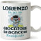 Mugffins Tazza Personalizzata in ceramica per GIOCATORE DI SCACCHI uomo 11 oz / 350 ml - In italiano - Koalificati Personalizzati - Idea regalo per compleanno, anniversario, natale, laurea
