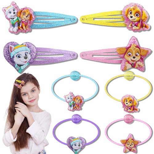 Haarspangen Mädchen, Prinzessin Paw Haarring Baby Haarspangen Kinder Haarschmuck Exquisite Süße Haarspangen Geburtstagsgeschenke Weihnachtsgeschenke Geschenke für Kleine Mädchen Kinder