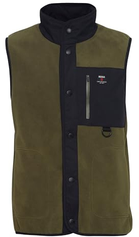 Indicode IDMajs Herren Fleece-Weste Outdoor Weste