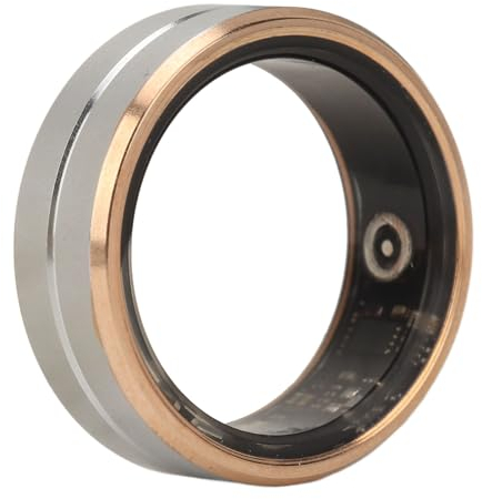 Gesundheits-Tracker-Ring, Smart-Ring-Fitness-Tracker, Keramik-Edelstahl-Kamerasteuerung, IP68 Wasserdichter Smart-Gesundheitsring mit APP für Männer und Frauen (9)