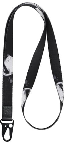 TOOLIN Halsriemen Schlüsselbund für Frauen und Männer,Lanyard für Schlüssel,ID Card Holde,Brieftaschen und Ausweishalter (Schwarz-Katze)