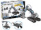 Revell Kit de Pelleteuse 3 en 1 I Excavatrice hydraulique, Grue et Chargeur à Bois I 177 pièces I Entraînement mécanique par chaîne et Fonctions hydrauliques I Montage Facile sans Colle I pour Les