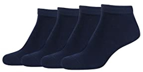 Camano Unisex Sneakersocken bamboo 4er Pack 35/38 navy