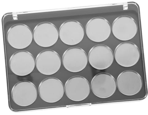 MUSISALY Leere Magnetische Lidschattenpalette Diy Make-up Aufbewahrung Mit Fächern Kompakte Leichte Kosmetikpalette Für Lidschatten Lippenstift Und Puder Langlebiges Material Tragbar Und Vi