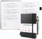 Deepton Passwort Buch, Passwortbuch mit Register A-Z, Password Book mit Adressbuch, Notizbuch mit Register, Passwortbuch mit Innentasche, Telefonbuch mit Register, Passwort Manager - Schwarz