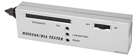 Tester per Diamanti con Rilevatore di Durezza Moissanite, Penna Moissanite Professionale per Diamanti, Strumento di Test per Gioiellieri con Indicatore LED per Gioiellerie