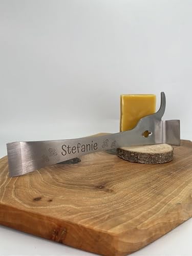 Personalisierter Bienenstock Schaber Werkzeug, Imker Abstreicher, Imkereibedarf, Imkerwerkzeuge, Ausrüstung Imker Stockmeißel Werkzeug Edelstahl HiveTool