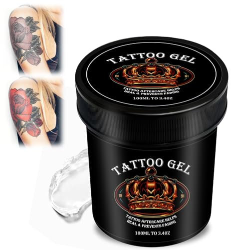 100G Crema para Tatuajes, Crema Tatuajes Post Tattoo, Tattoo Crema Cuidado, Hidrata el Repara del Tatuado