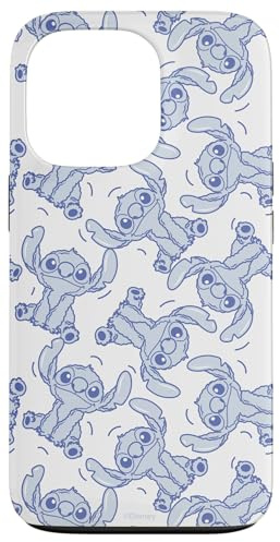 Disney Stitch Fluffy Summer Vibes Pattern Case for iPhone 13 Pro