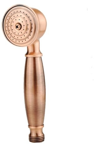 Handbrause, antikes rotes Kupfer, Vintage-Telefon-Stil, aus Kupfer, 17,8 cm, mit Universal-G1/2-Anschluss