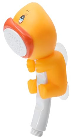 Homoyoyo Handheld Duschkopf Gelb Langlebig Praktische Handbrause Bad Dusche Sprinkler für Haustiere Camping und Wohnmobil Badezimmer Zubehör