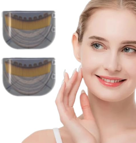BSITSSS 2 Stück Lymphatische Gesichtsbürste,Lymphbürsten Gesicht mit Aufbewahrungsbox,Contour Face Brush für Gesichtsmassage Gesichts-Lymphdrainage & Natürliches Lifting