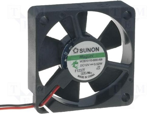 Sunon Lüfter 35x35x10mm MF35101V2-A99 DC 12V 7500 U/min 22dBA Vapolager 2 Litzen