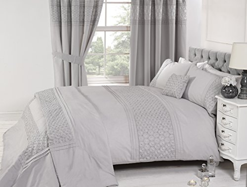 Rapport Everdean Duvet Set, Silver, King