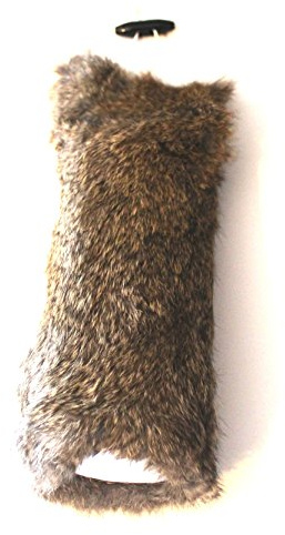 Dog & Field Faux Rabbit Fur Dog Training Dummy - Realistic Fake Rabbit Fur, Throwing Toggle, Gundog & Puppy Training - Gundog Equipment (1lb Dummy)