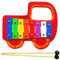 keepdrum Kinder Glockenspiel Bunt Auto aus Holz