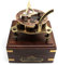 US HANDICRAFTS Vintage Marine West London Antique 2.5 Brass Sundial Compass Nautical Decor Big Brass Triangle Sundial Compass with Adjustable Screw Legs