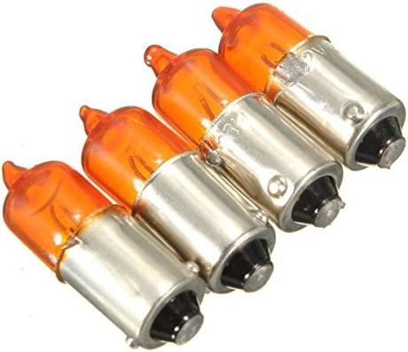 Alamor 12 V 23W Motorrad Blinker Lampe Ba9S Base Mini Bernstein Halogen