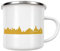 artboxONE Emaille Tasse Dresden Gold Druck von 44spaces - Emaille Becher Städte