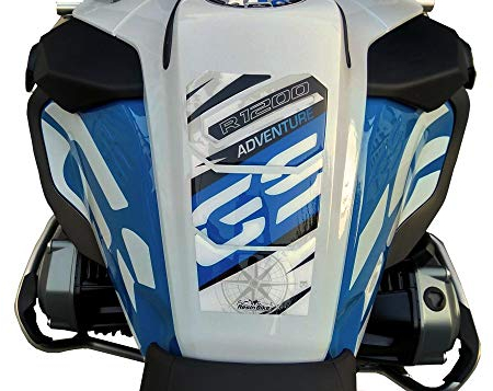 Resin Bike Aufkleber Motorrad Kompatibel Mit BMW R 1200 GS Adventure Rallye 2018. Schutz Tankpad Von Hülle PU Graffi. Aufkleber mit Harz Beschichtet Mit Wirkung 3D für Tank Motorrad