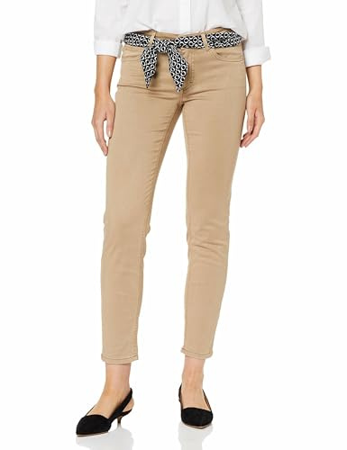Marc OߴPolo Damen Hose mit Stretch-Anteil Slim Fit, Beige (Norse Sand), W26/L30