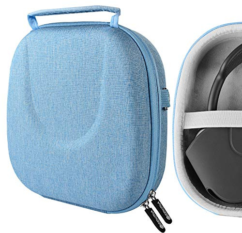 Geekria Shield Kopfhörerhülle kompatibel mit Apple AirPods Max 2 Kopfhörerhülle, Ersatz Hartschalen-Reiseetui mit Platz für Smart Case & Zubehör (Blau)