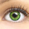 Grüne Farbige Kontaktlinsen Fresh Mint Grün Sehr Stark Deckende SILIKON COMFORT NEUHEIT von GLAMLENS + Behälter - 1 Paar (2 Stück) - DIA 14.50 - Mit Stärke -2.00 Dioptrien