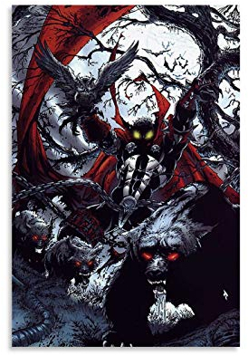 ZXCMNB Spawn Fondos De Pantalla Poster dekorative Malerei Leinwand Wandkunst Wohnzimmer Poster Schlafzimmer Malerei 12x18inch(30x45cm)