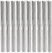 Yakamoz 10 Pack 1/8 Shank Double Flute Straight Bits CNC Router End Mill Set Flush Trim Slot Cutting Bit Milling Cutter for Wood MDF PCB