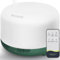 Hianjoo Aroma Diffuser 450ml, Luftbefeuchter mit Timer, Ultraschall Aromatherapie Diffusor 7 Farben LED mit Fernbedienung für Schlafzimmer/Büro/Yoga/Spa - Dunkelgrün