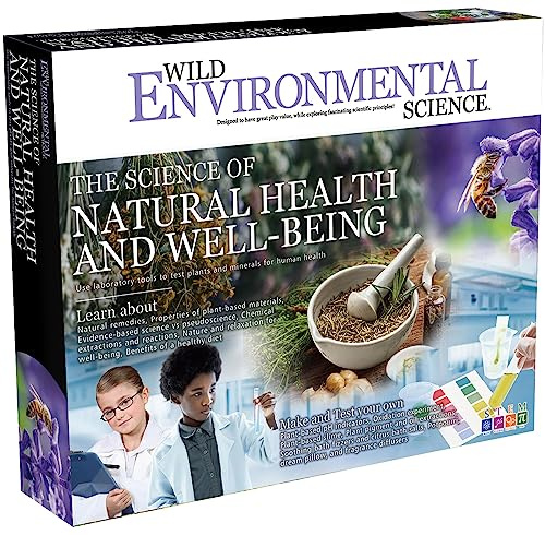 WILD ENVIRONMENTAL SCIENCE Natural Health and Well-Being - STEM Kit for Ages 8+ - Make Your Own Dream Pillow, Potpourri, Fragrance Diffusers and More