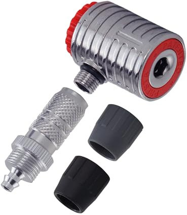 711L Presta Air Chuck - Fast and Secure Inflator Pump Attachment for Bicycle Tires Tubes with Presta Valves