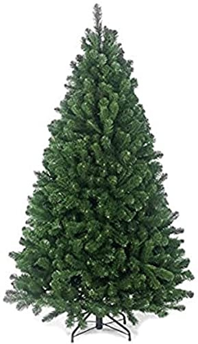 Abaseen Green 10-ft Artificial Christmas Tree 1800 Tips Xmas Tree Strong Metal Stand Indoor Decoration for Christmas Easy Assembly Foldable Reusable