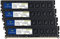 Timetec 32GB KIT(4x8GB) DDR3/DDR3L 1333 MHz PC3-10600 Non-ECC Ungepuffert 1,5V/1,35V CL9 2Rx8 Dual Rank 240 Pin UDIMM PC-Desktop-Computer-Speicher RAM-Modul-Upgrade