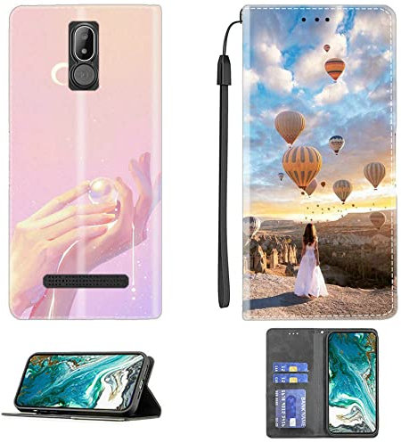 Cover per brondi Amico Smartphone S Nero Custodia Comaptibile con brondi Amico Smartphone S Nero Case Custodia Cover Supporto Premium in PU XXF Purple
