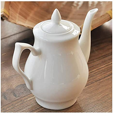 RANARA Ceramic Soy Sauce Vinegar Jug,Condiment Bottles,Ceramic Oil Bottle Dispenser White, Vintage Olive Oil Dispenser Bottle Leak-Proof,Liquid Condimen